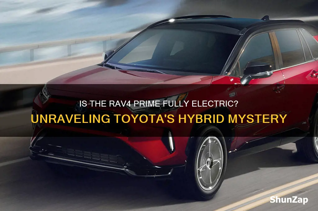 is the rav4 prime an all electric car