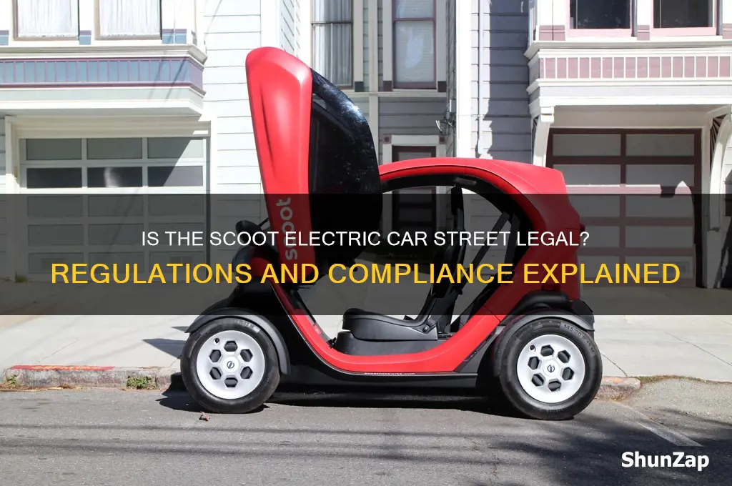 is the scoot electric car legal