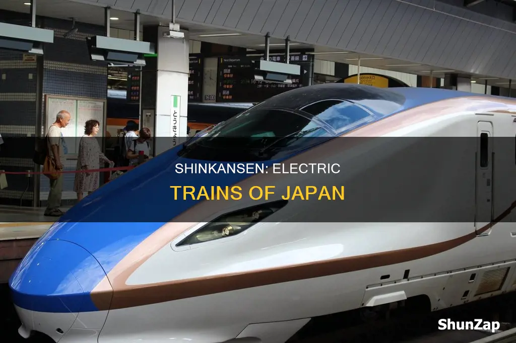 is the shinkansen an electrically powered train