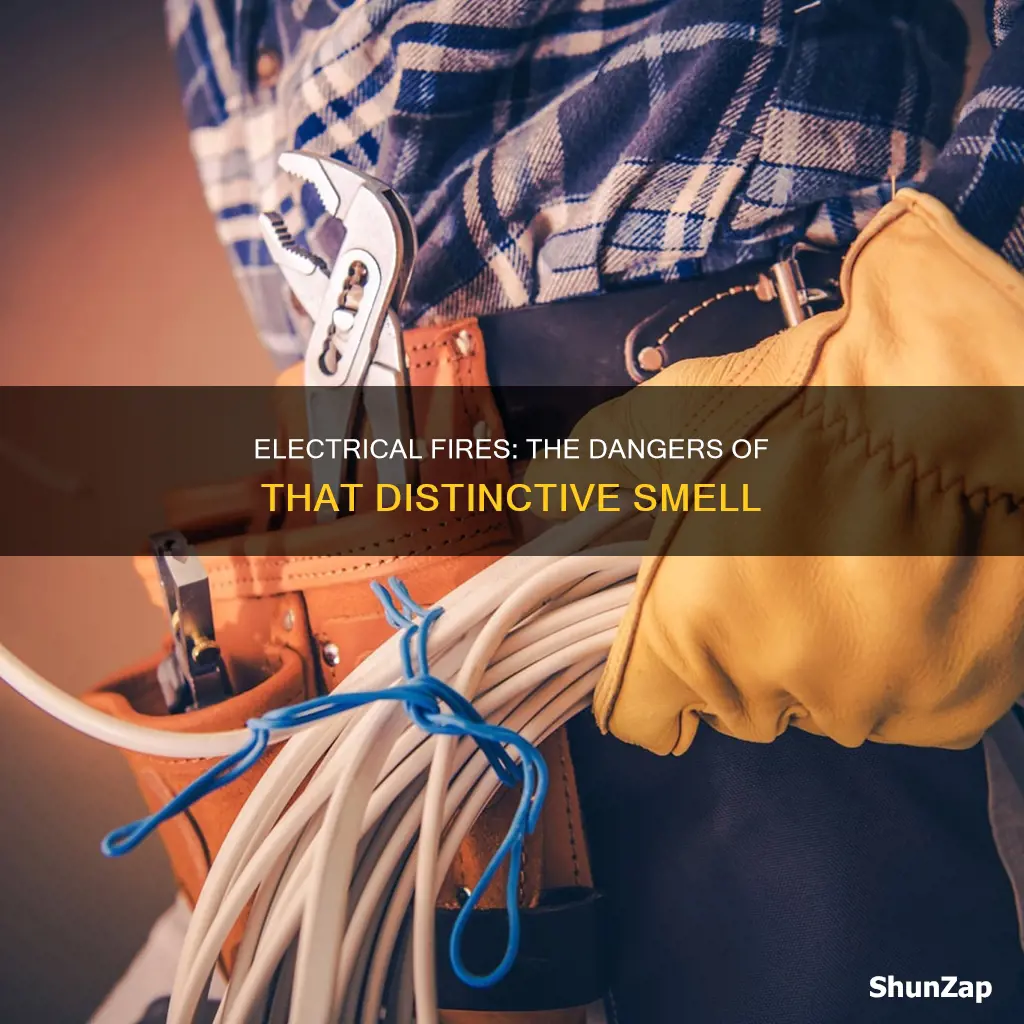 is the smell of electrical fire harmful