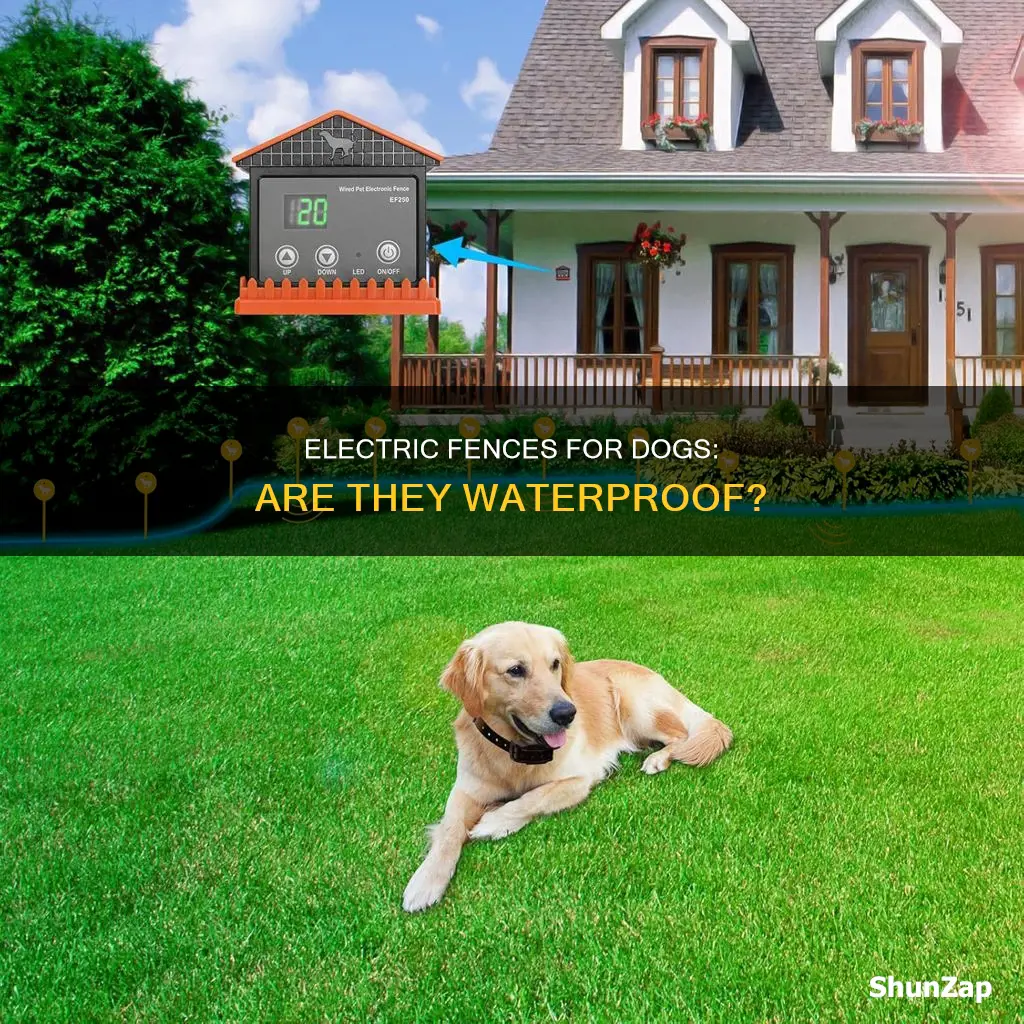 is the sport dog electric fence waterproof