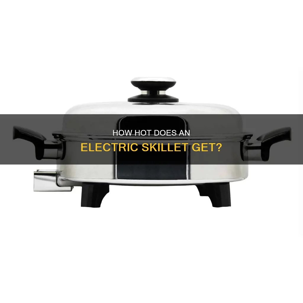 is the temp in an electric skillet