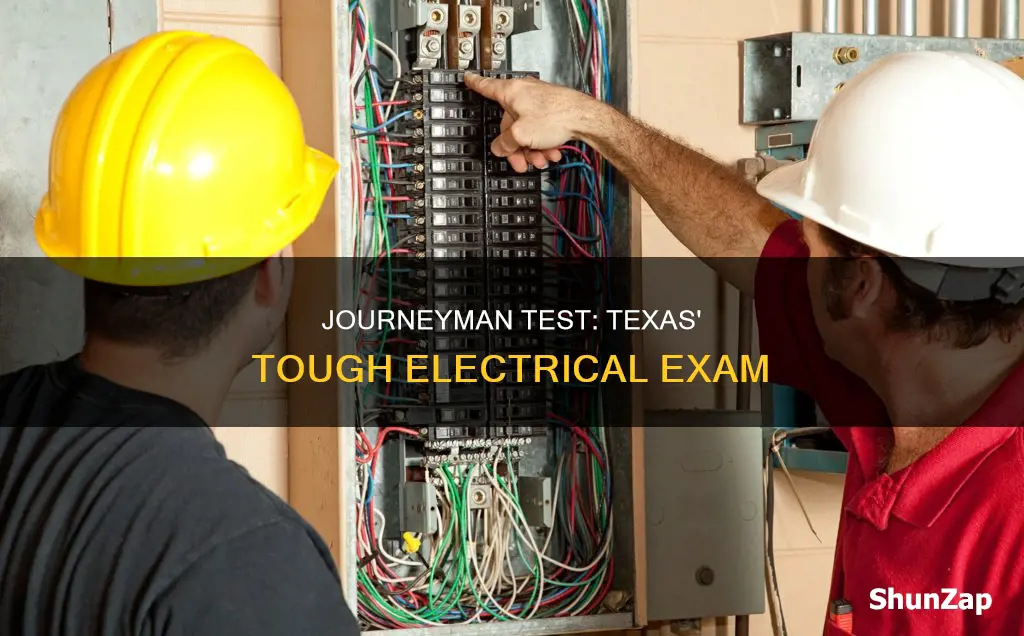 is the texas electrical journeyman test hard