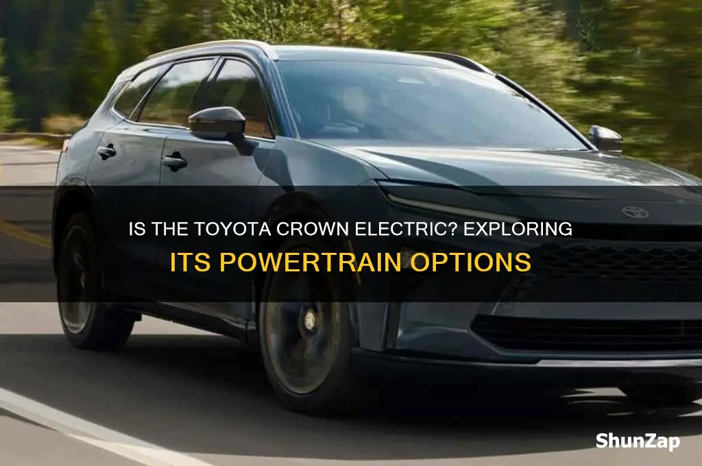 is the toyota crown an electric car