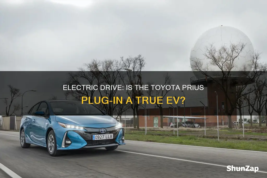 is the toyota prius plug in an electric drive vehicle