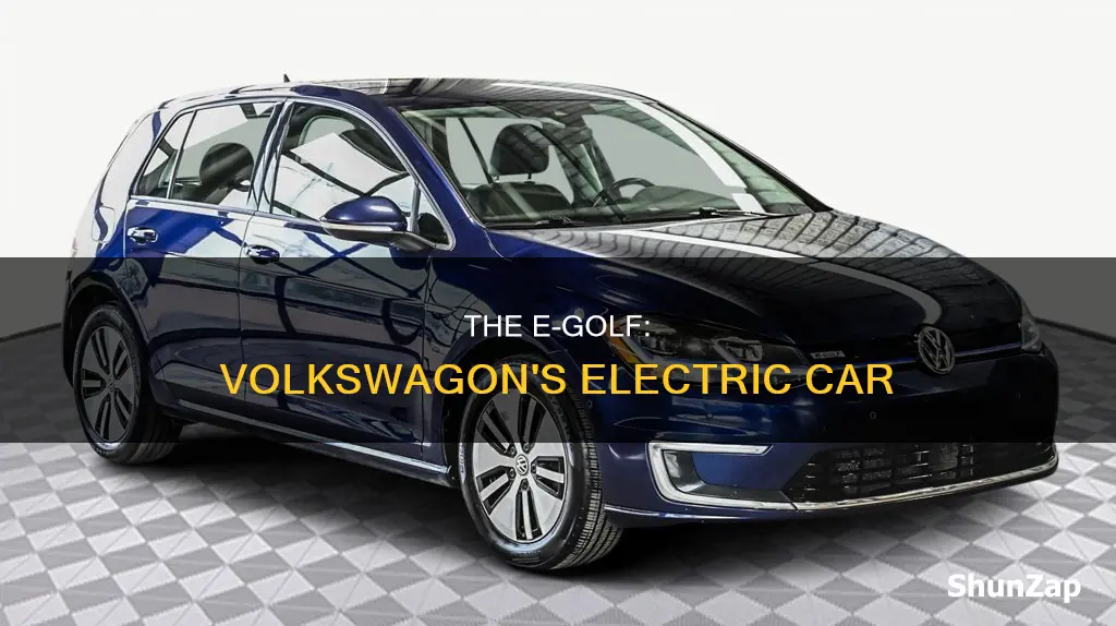 is the volkswagon e golf fully electric