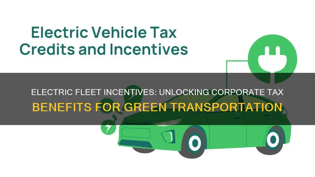 is their a corporate tax incentive for fleet electric vehicles