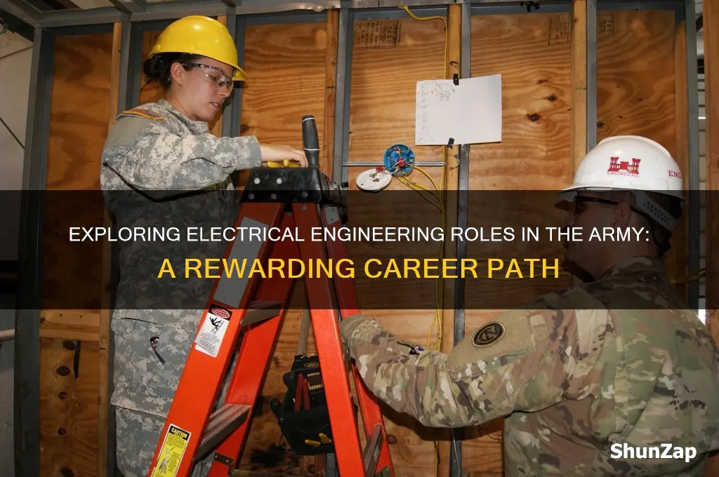 is there a army career in electrical