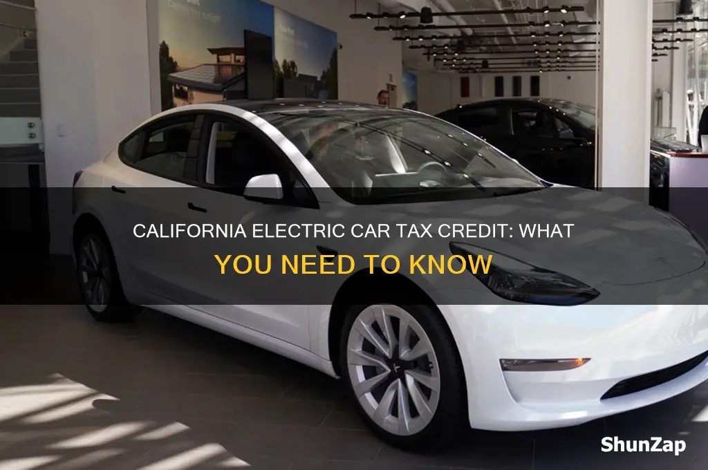 is there a ca credit for electric cars