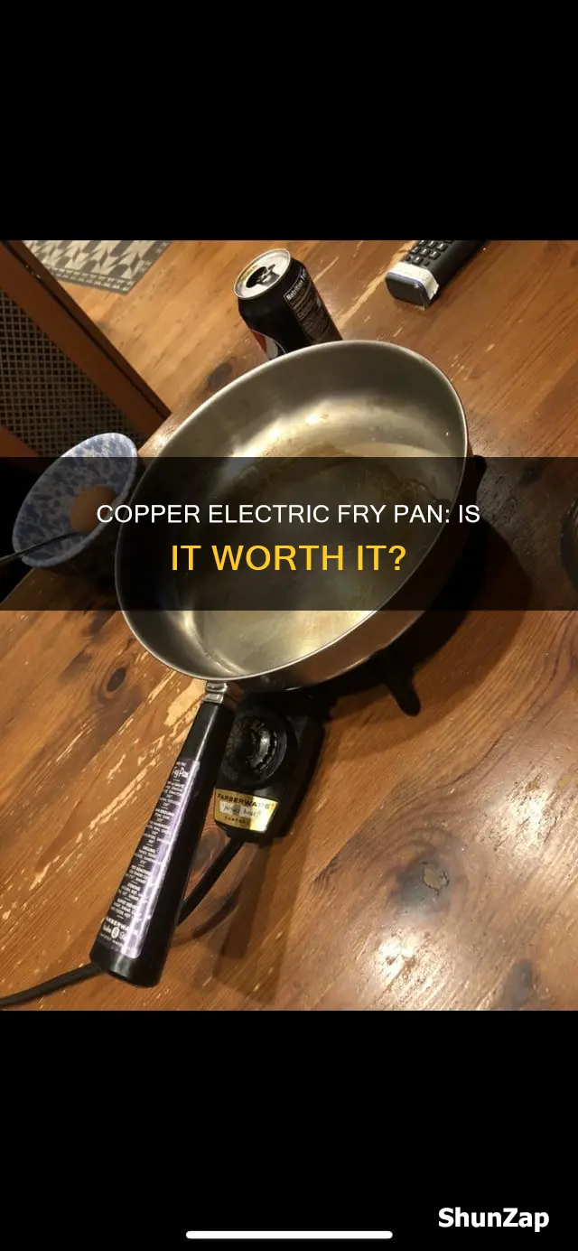 is there a copper electric fry pan