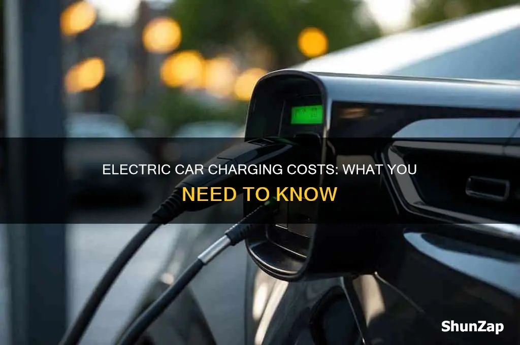 is there a cost to charge an electric car