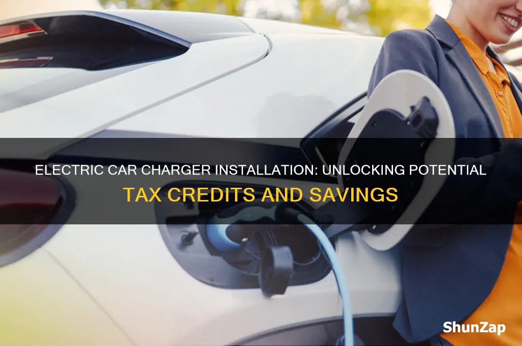 is there a credit for installing an electric car charger