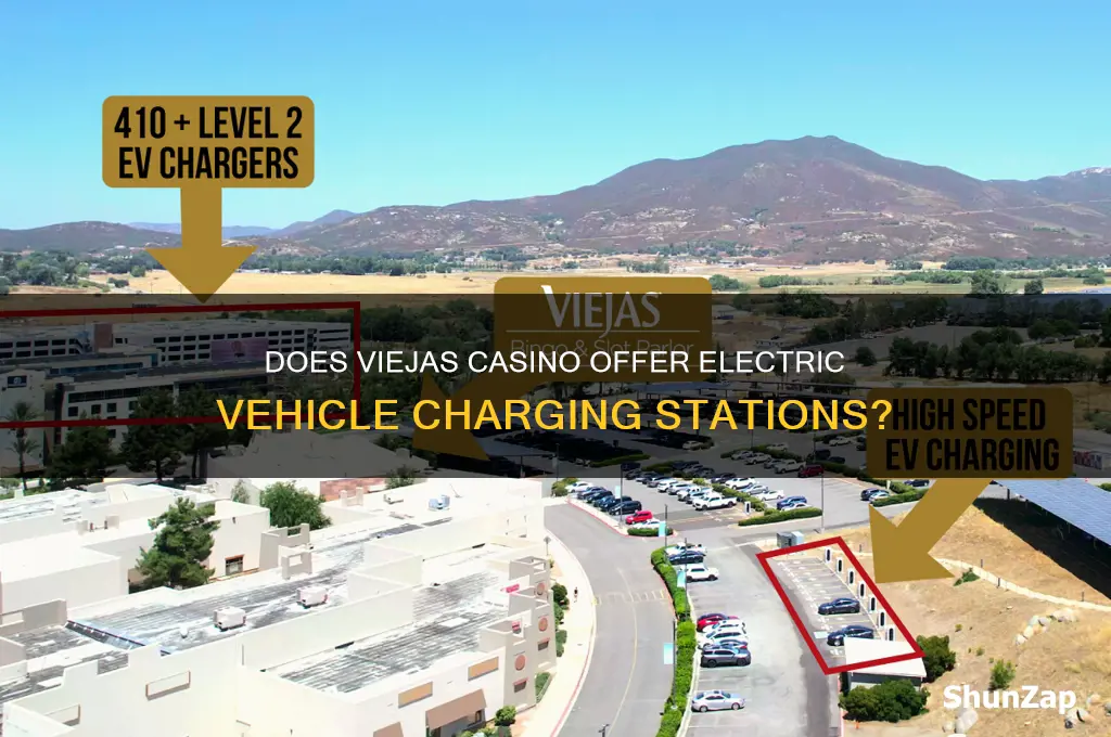 is there a electric car charger at viejas casino