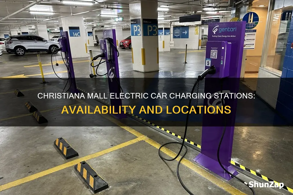 is there a electric car charging station at christiana mall
