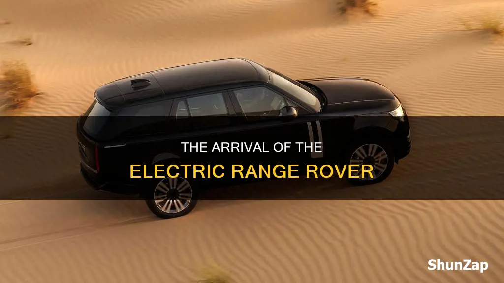 is there a fully electric range rover