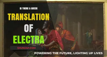 Electra: Greek Translation and Its Cultural Significance