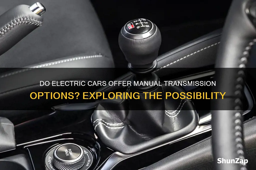 is there a manual transmission electric car