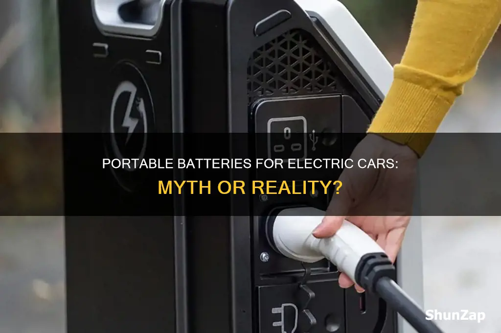 is there a portable battery for electric cars