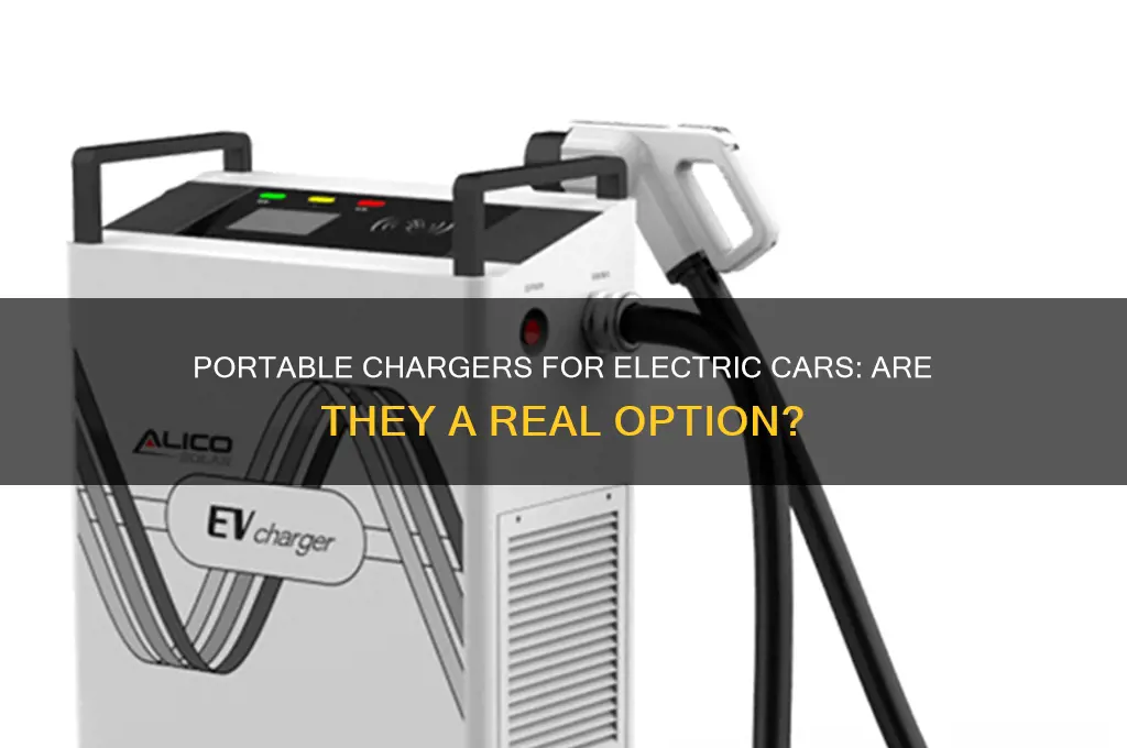 is there a portable charger for electric cars