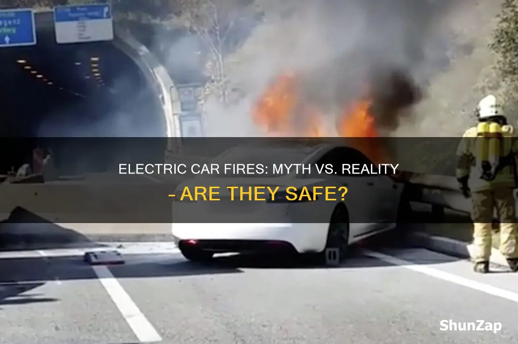 is there a problem with electric cars catching fire