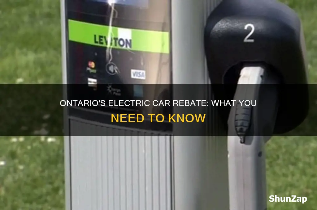 is there a rebate for electric cars in ontario