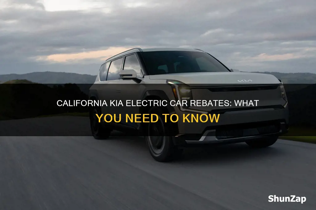 is there a rebate on kia electric cars in california