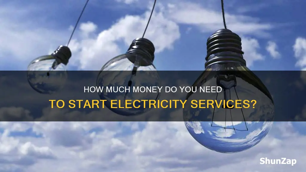 is there a starting deposit for electricity