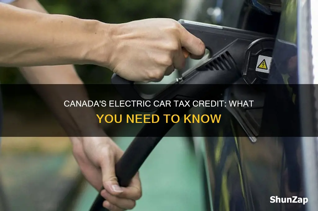 is there a tax credit for electric cars in canada