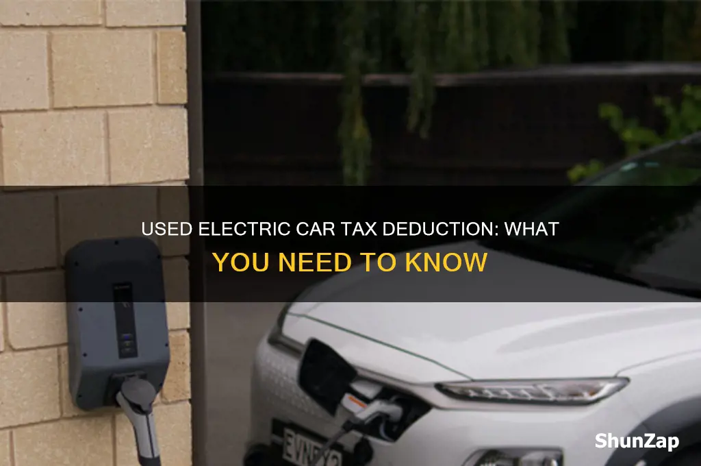 is there a tax deduciton for a used electric car