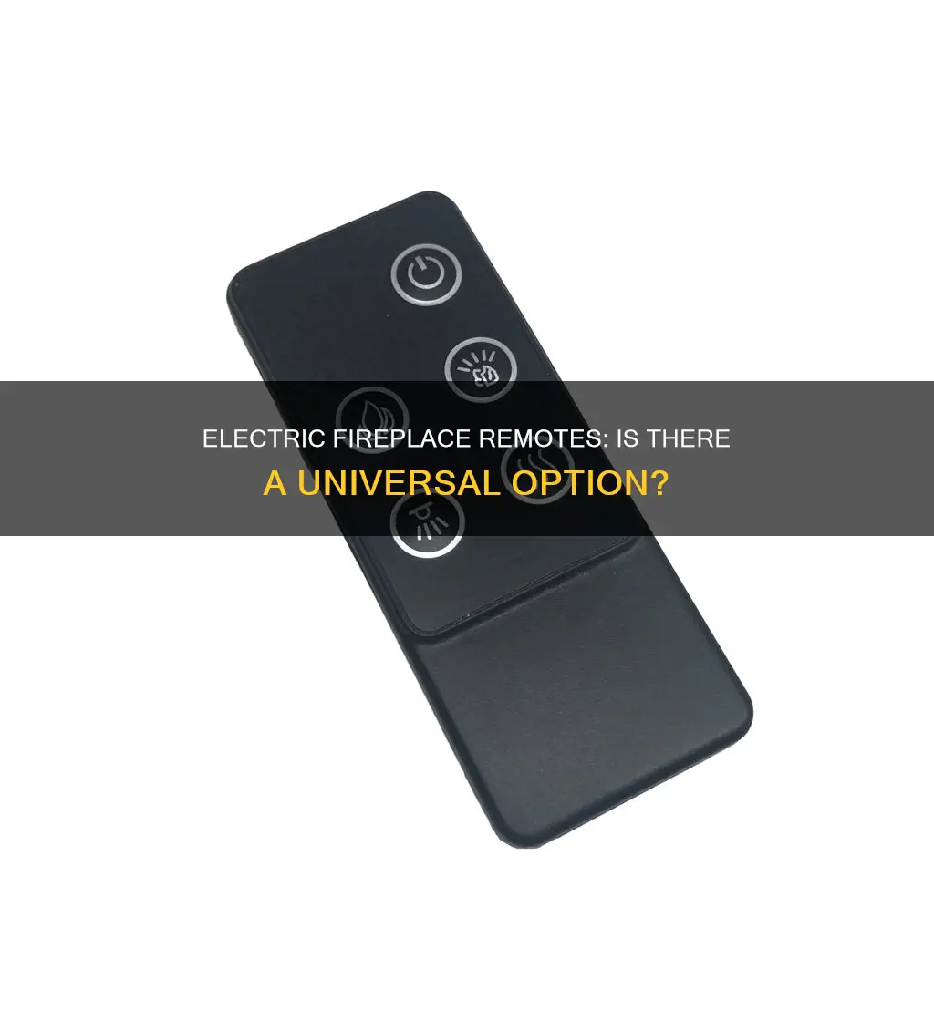 is there a universal electric fireplace remote