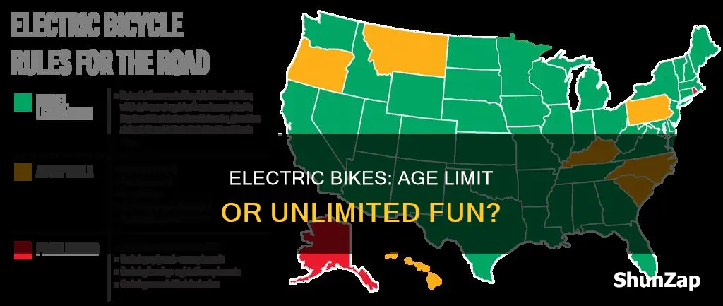 is there an age limit for electric bikes