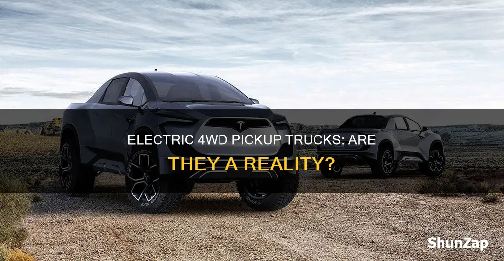 is there an electric 4wd pickup truck