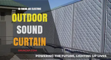 Sound Curtains for Outdoors: Electric Options