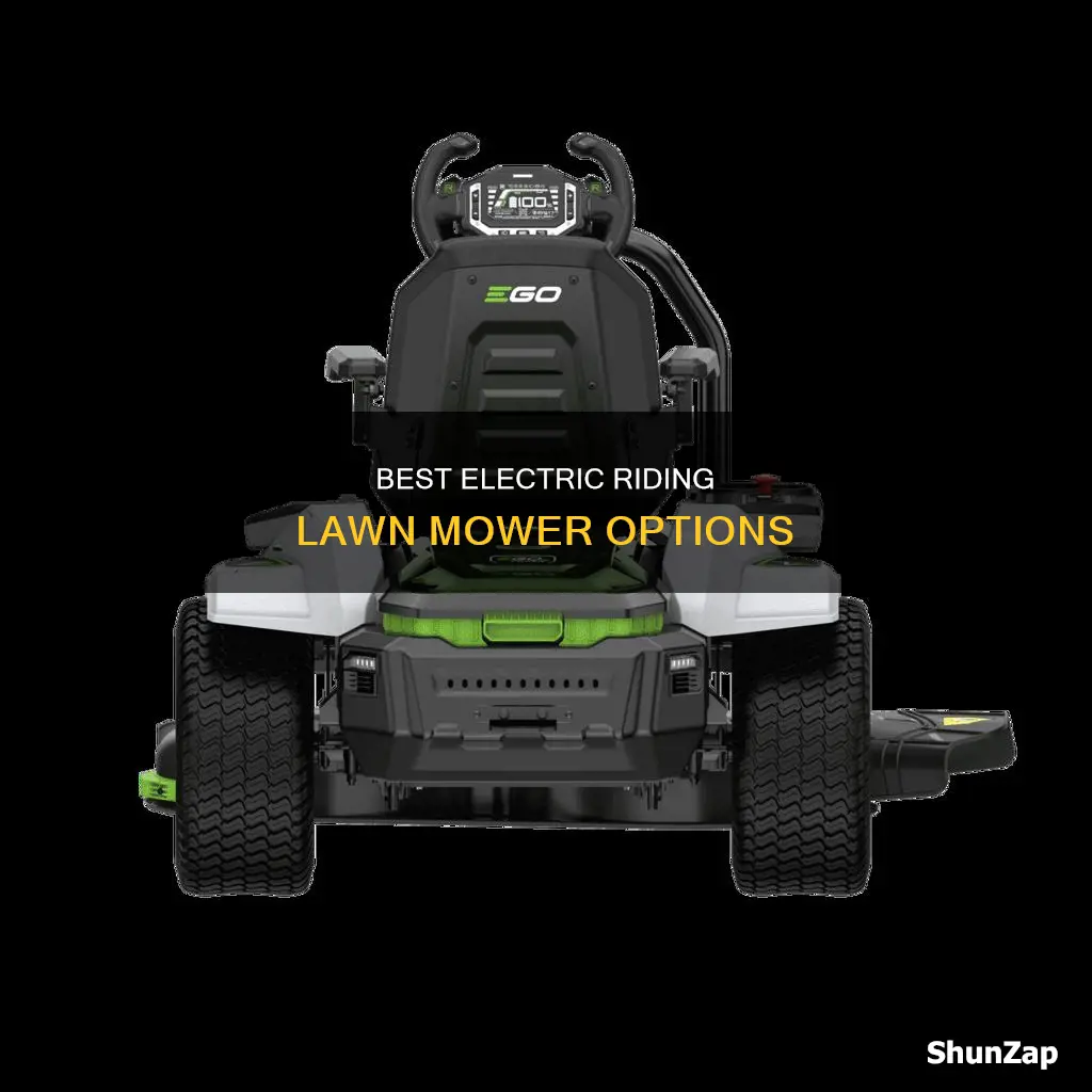 is there an electric riding lawn mower
