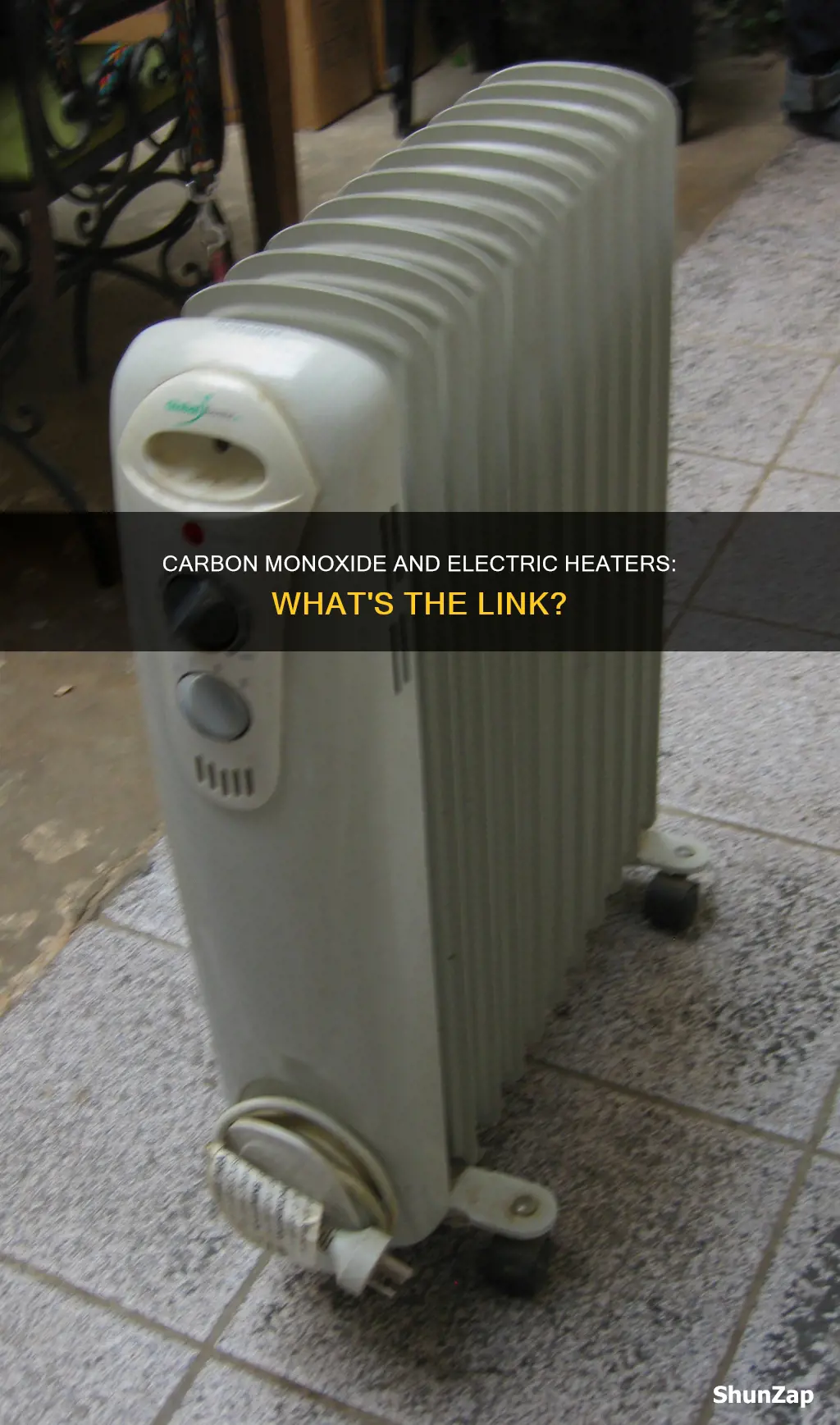 is there carbon monoxide in electric heaters