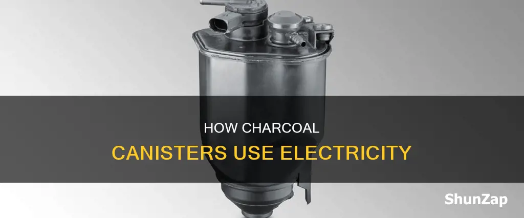 is there electric to the charcoal canister