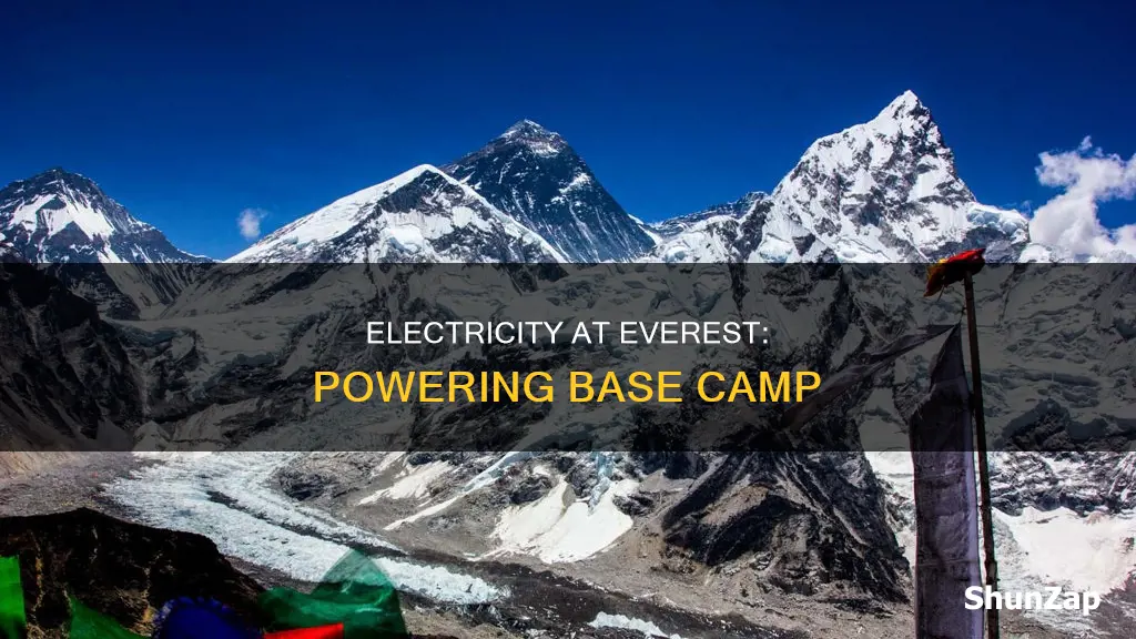is there electricity at everest base camp
