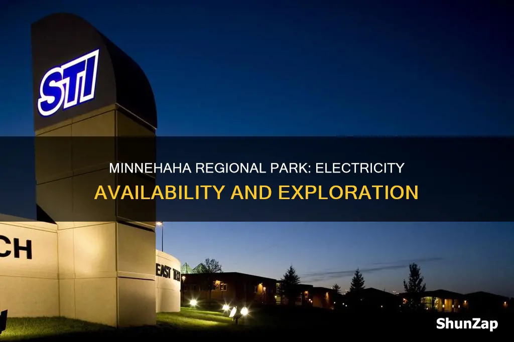 is there electricity at minnehaha regional park
