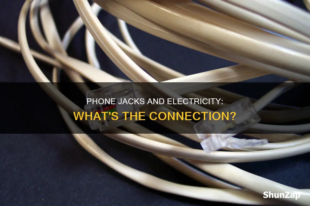 is there electricity in a phone jack