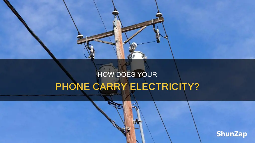is there electricity in a phone line