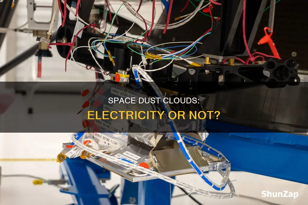 is there electricity in space dust cloud