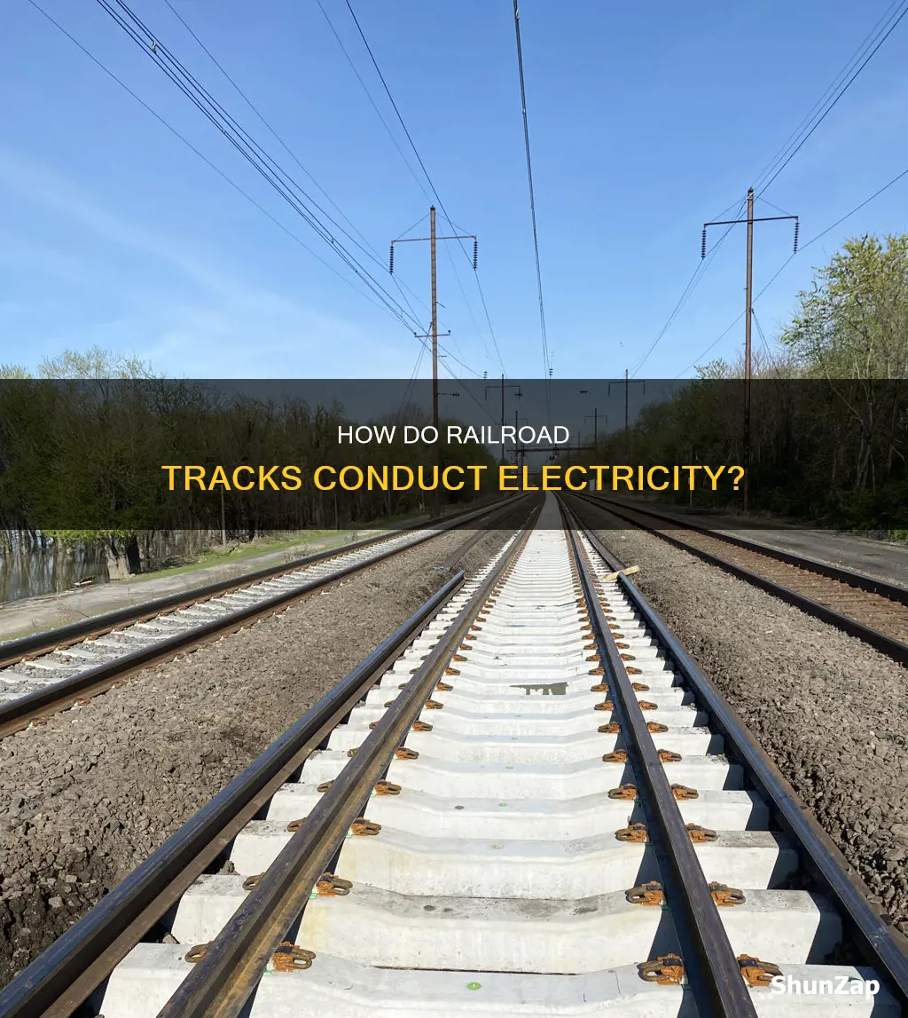 is there electricity on a railroad track