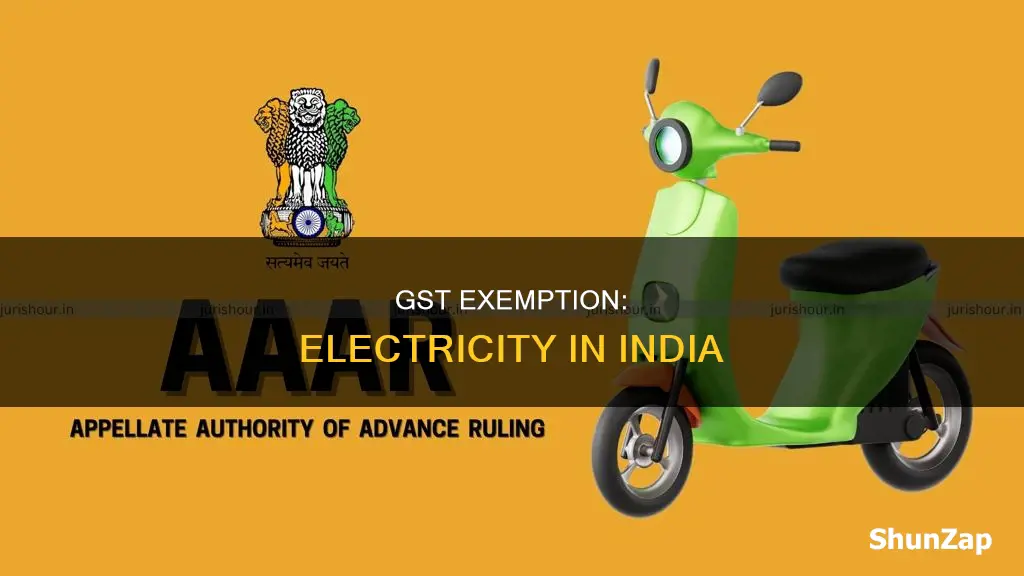 is there gst on electricity in india