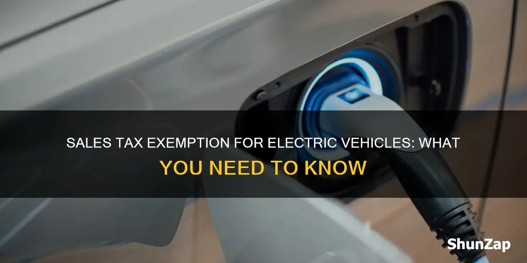 is there sales tax on electric vehicles