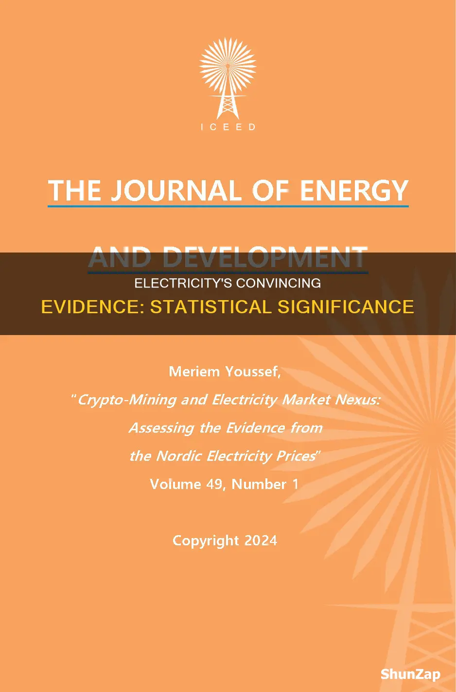 is there statistically convincing evidence that electricity