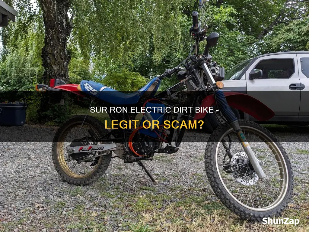 is this sur ron electric dirt bike for 150 legit