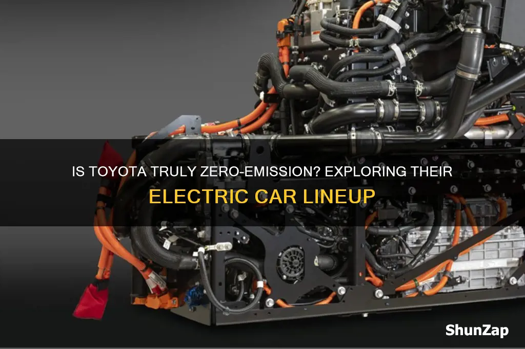 is toyota a zero-emission electric cars