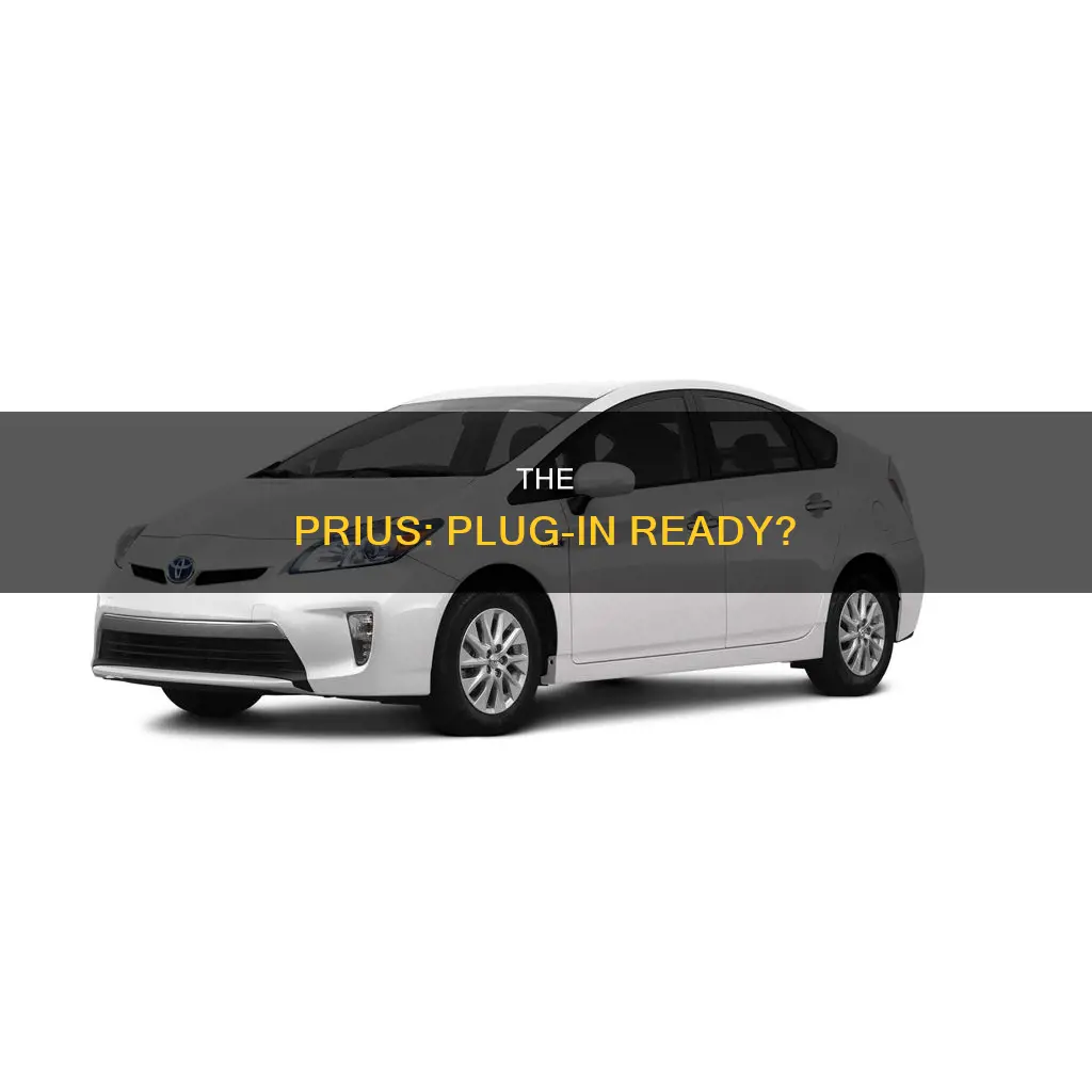 is toyota prius electric plug in yet