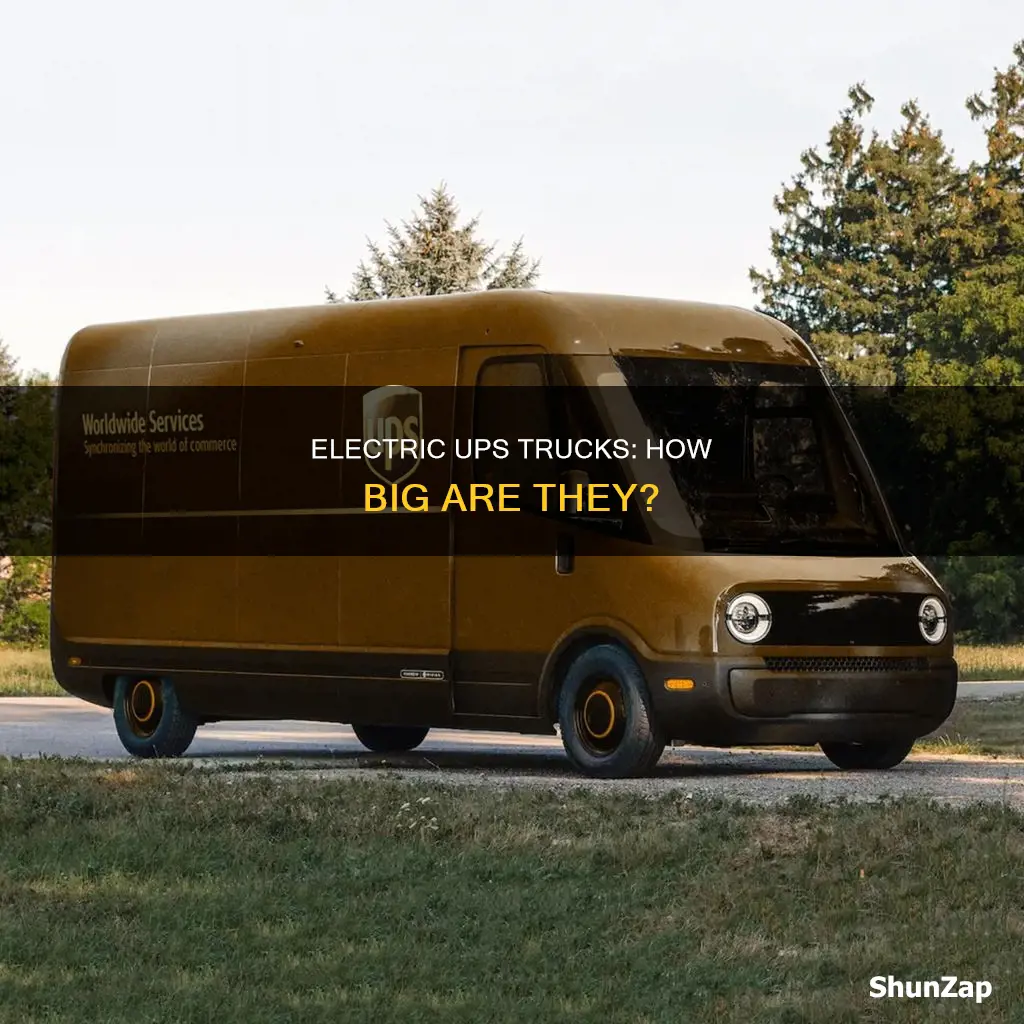 is ups electric truck 35ft in size
