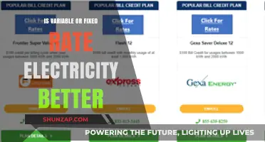 Variable vs Fixed Rate Electricity: Which is Better?